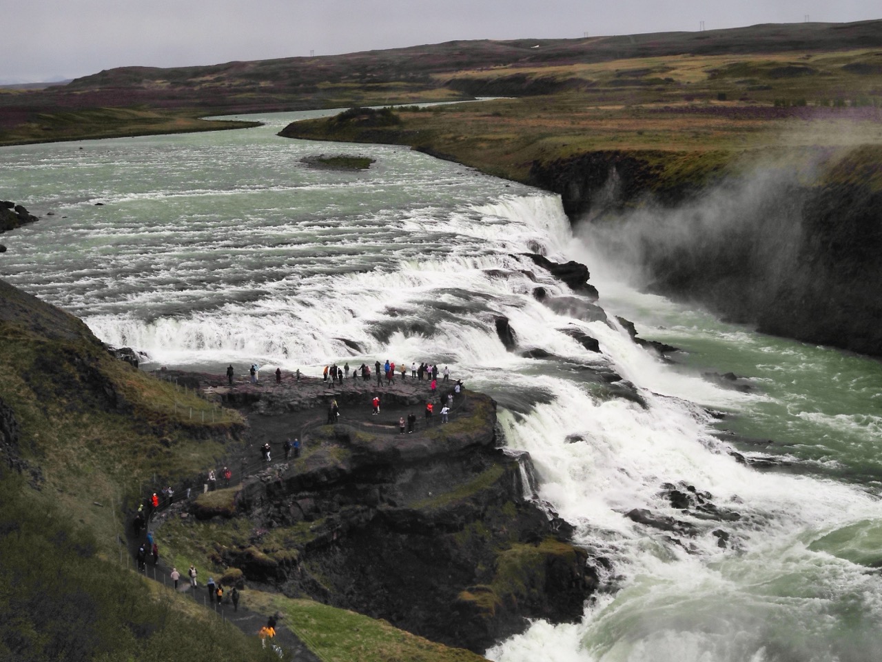 GullFoss Waterfall – 049 Large