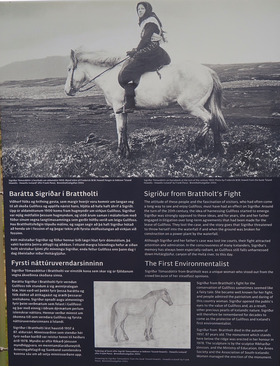 GullFoss Waterfall – 076 Large